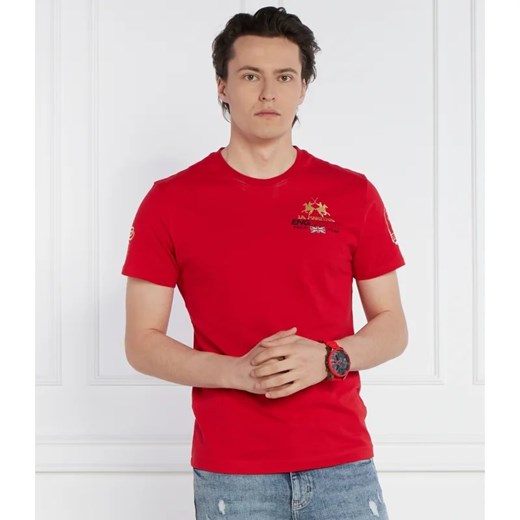 La Martina T-shirt | Regular Fit ze sklepu Gomez Fashion Store w kategorii T-shirty męskie - zdjęcie 169476353