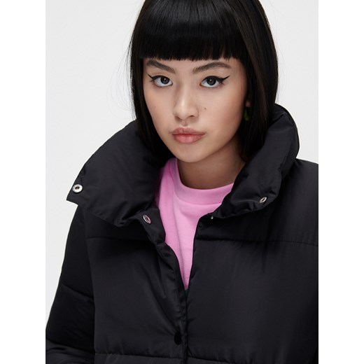 Cropp - Pikowana kurtka puffer - czarny Cropp S wyprzedaż Cropp