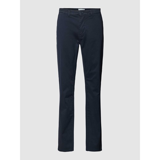 Spodnie o kroju slim fit z wpuszczanymi kieszeniami w stylu francuskim ze sklepu Peek&Cloppenburg  w kategorii Spodnie męskie - zdjęcie 169484563