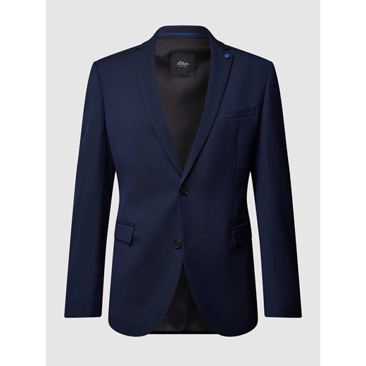 Marynarka o kroju slim fit z kołnierzem z połami ze sklepu Peek&Cloppenburg  w kategorii Marynarki męskie - zdjęcie 169484592