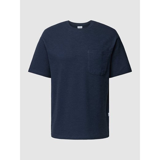 T-shirt z nakładaną kieszenią na piersi model ‘LOOSESAUL’ Selected Homme L Peek&Cloppenburg 