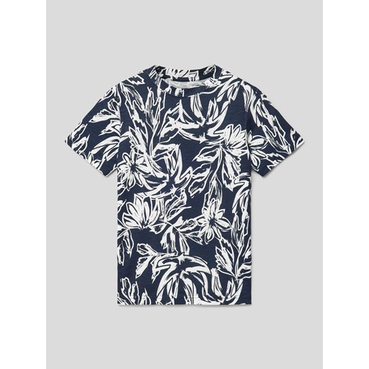 T-shirt z kwiatowym wzorem ze sklepu Peek&Cloppenburg  w kategorii T-shirty chłopięce - zdjęcie 169484693