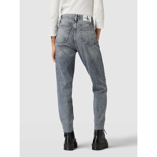 Calvin Klein jeansy damskie w miejskim stylu bawełniane 