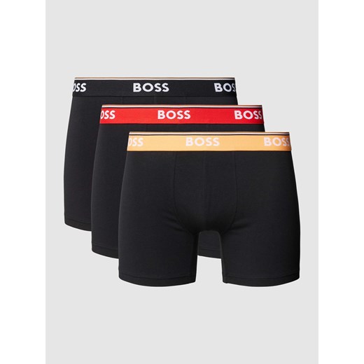 Obcisłe bokserki z elastycznym paskiem z logo w zestawie 3 szt. ze sklepu Peek&Cloppenburg  w kategorii Majtki męskie - zdjęcie 169484880