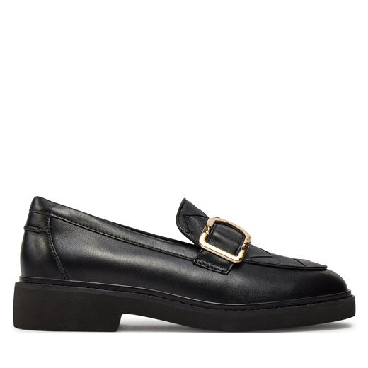 Loafersy Clarks Splend Penny 26176778 Black Leather ze sklepu eobuwie.pl w kategorii Półbuty damskie - zdjęcie 169485184