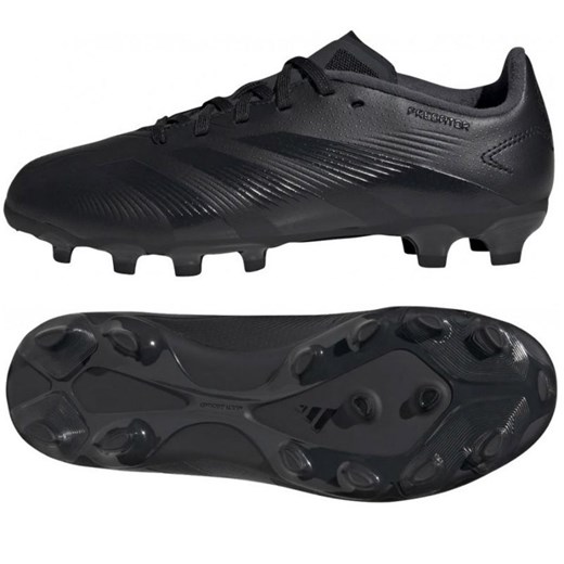 Buty piłkarskie adidas Predator League L Mg Jr IG5441 czarne ze sklepu ButyModne.pl w kategorii Buty sportowe dziecięce - zdjęcie 169486863