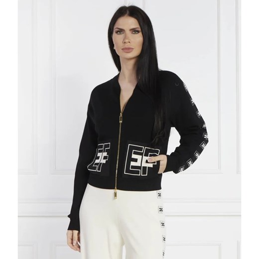 Elisabetta Franchi Kardigan | Regular Fit ze sklepu Gomez Fashion Store w kategorii Swetry damskie - zdjęcie 169489161