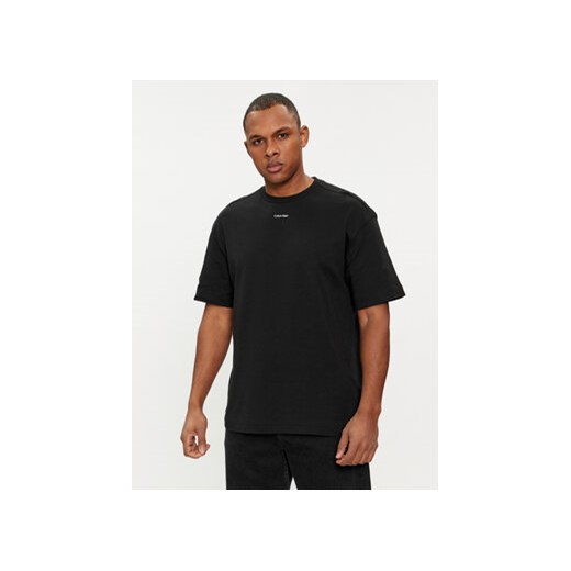 Calvin Klein T-Shirt Nano Logo K10K112487 Czarny Regular Fit ze sklepu MODIVO w kategorii T-shirty męskie - zdjęcie 169491560