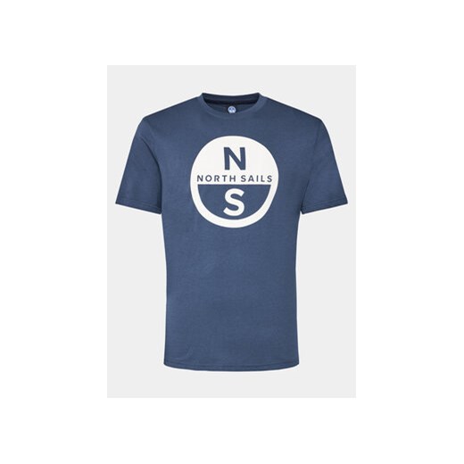 North Sails T-Shirt Basic 692972 Granatowy Regular Fit ze sklepu MODIVO w kategorii T-shirty męskie - zdjęcie 169491600