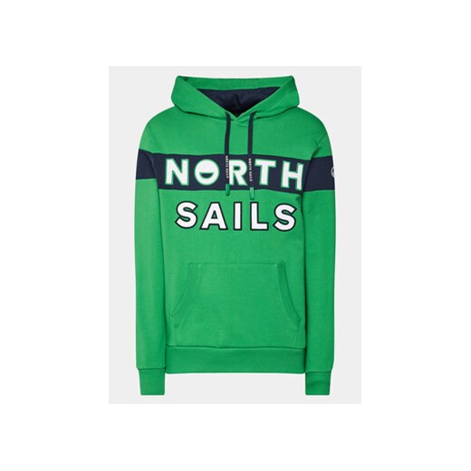 North Sails Bluza 691250 Zielony Regular Fit ze sklepu MODIVO w kategorii Bluzy męskie - zdjęcie 169491763