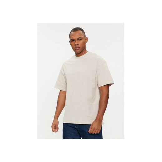 Jack&Jones T-Shirt Collective 12251865 Beżowy Wide Fit ze sklepu MODIVO w kategorii T-shirty męskie - zdjęcie 169491790
