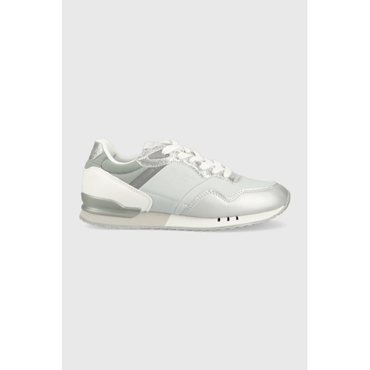Pepe Jeans sneakersy LONDON kolor srebrny PLS31463 Pepe Jeans 39 okazyjna cena ANSWEAR.com