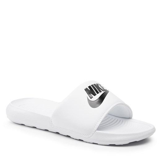 Klapki Nike Victori One Slide CN9675 100 Biały ze sklepu eobuwie.pl w kategorii Klapki męskie - zdjęcie 169492564