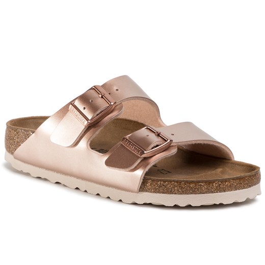 Klapki Birkenstock Arizona Kids 1012478 Electric Metallic Copper 36 eobuwie.pl