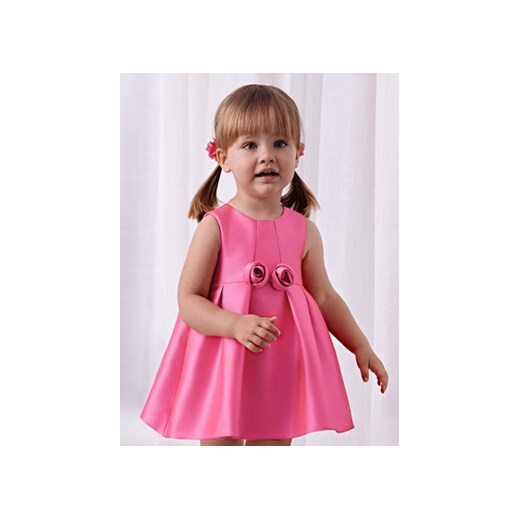 Abel & Lula Sukienka elegancka 5019 Różowy Regular Fit ze sklepu MODIVO w kategorii Sukienki niemowlęce - zdjęcie 169493690