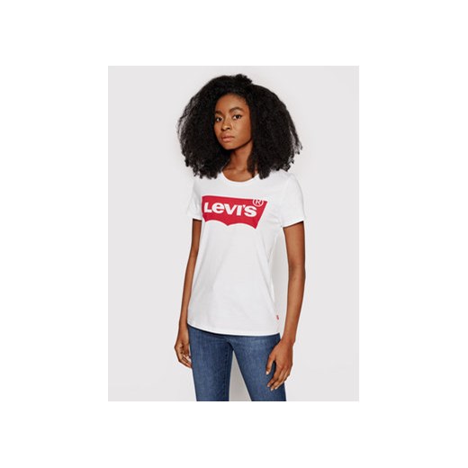 Levi's® T-Shirt The Perfect Graphic Tee 17369-0053 Biały Regular Fit ze sklepu MODIVO w kategorii Bluzki damskie - zdjęcie 169493714