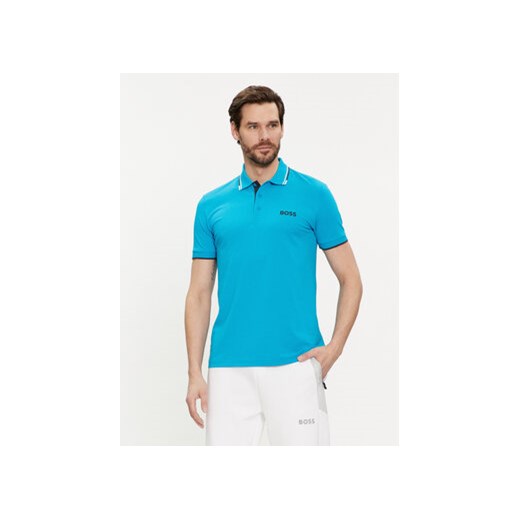 Boss Polo Paddy Pro 50469102 Niebieski Regular Fit ze sklepu MODIVO w kategorii T-shirty męskie - zdjęcie 169494194