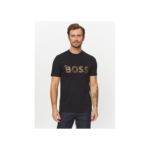 Boss T-Shirt Tiburt 421 50499584 Czarny Regular Fit ze sklepu MODIVO w kategorii T-shirty męskie - zdjęcie 169494201
