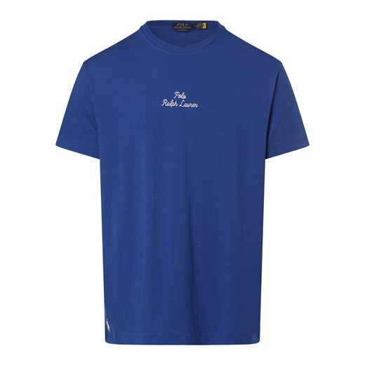 Polo Ralph Lauren Koszulka męska Mężczyźni Bawełna błękit królewski jednolity ze sklepu vangraaf w kategorii T-shirty męskie - zdjęcie 169495260