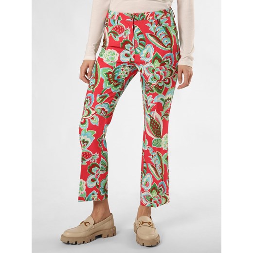 MAC Spodnie Kobiety wyrazisty róż wzorzysty ze sklepu vangraaf w kategorii Spodnie damskie - zdjęcie 169495263