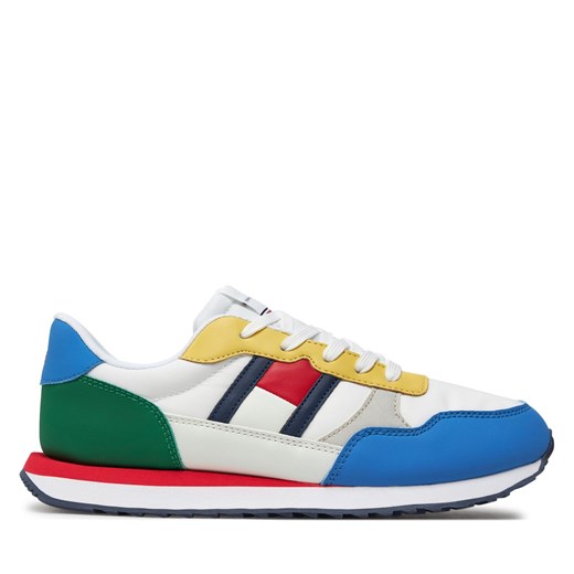 Sneakersy Tommy Hilfiger T3X9-33375-1695 S Biały ze sklepu eobuwie.pl w kategorii Buty sportowe dziecięce - zdjęcie 169497442