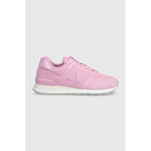 New Balance sneakersy 574 kolor różowy WL5742BB ze sklepu PRM w kategorii Buty sportowe damskie - zdjęcie 169499430