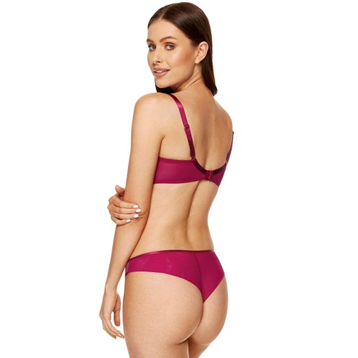 Biustonosz półusztywniany fuksjowy Angel B3, Kolor fuksja, Rozmiar 75F, Gorteks ze sklepu Intymna w kategorii Biustonosze - zdjęcie 169499632