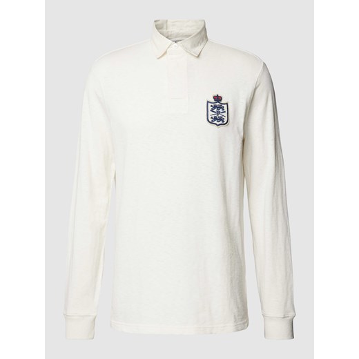 Bluzka z długim rękawem z kołnierzykiem polo ze sklepu Peek&Cloppenburg  w kategorii T-shirty męskie - zdjęcie 169499843
