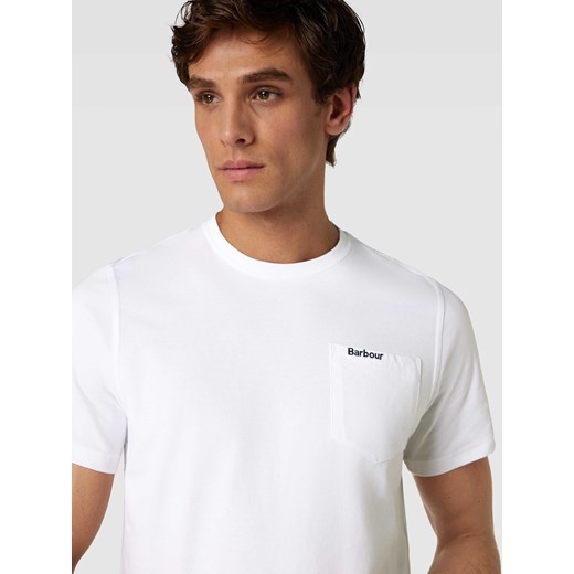 T-shirt z kieszenią na piersi model ‘Langdon’ Barbour XXL Peek&Cloppenburg 