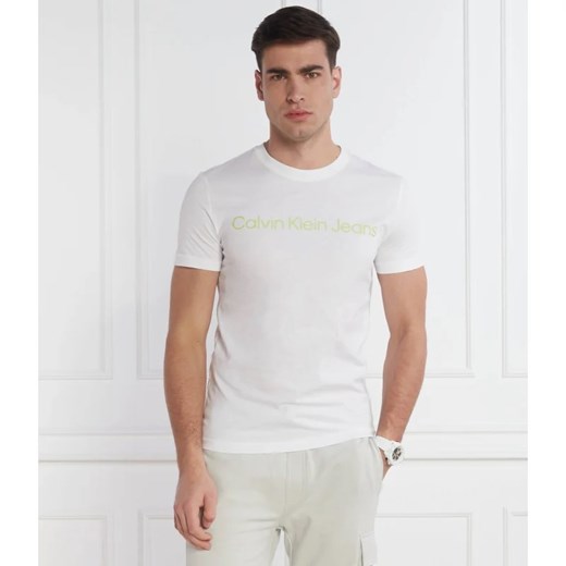 CALVIN KLEIN JEANS T-shirt INSTITUTIONAL LOGO | Slim Fit XXL promocyjna cena Gomez Fashion Store