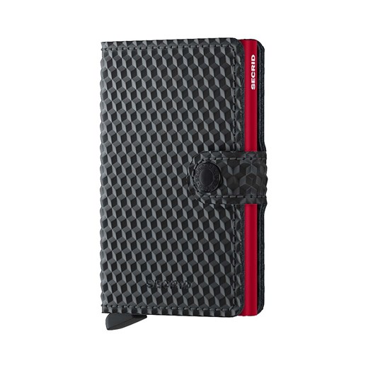 Secrid portfel skórzany Cubic Black-Red kolor czarny ze sklepu ANSWEAR.com w kategorii Portfele męskie - zdjęcie 169504782