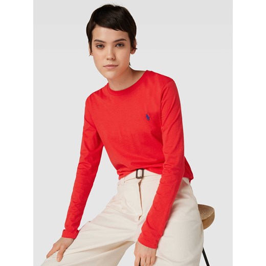 Bluzka z długim rękawem i wyhaftowanym logo Polo Ralph Lauren XL Peek&Cloppenburg 