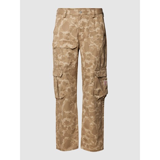 Spodnie cargo z wzorem moro ze sklepu Peek&Cloppenburg  w kategorii Spodnie męskie - zdjęcie 169505050