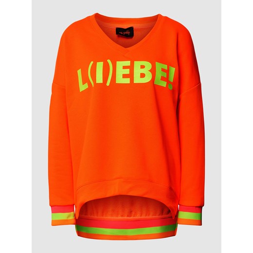 Bluza z dekoltem w serek model ‘L(I)EBE!’ Miss Goodlife S Peek&Cloppenburg