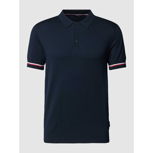 Koszulka polo z paskami w kontrastowym kolorze ze sklepu Peek&Cloppenburg  w kategorii T-shirty męskie - zdjęcie 169505463