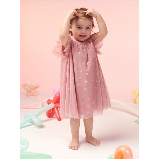 Sinsay - Sukienka tiulowa - różowy ze sklepu Sinsay w kategorii Sukienki niemowlęce - zdjęcie 169507822
