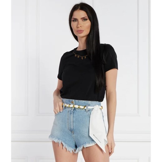Elisabetta Franchi T-shirt | Oversize fit ze sklepu Gomez Fashion Store w kategorii Bluzki damskie - zdjęcie 169513044