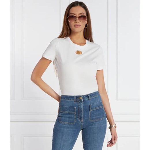 Elisabetta Franchi T-shirt | Slim Fit ze sklepu Gomez Fashion Store w kategorii Bluzki damskie - zdjęcie 169513073