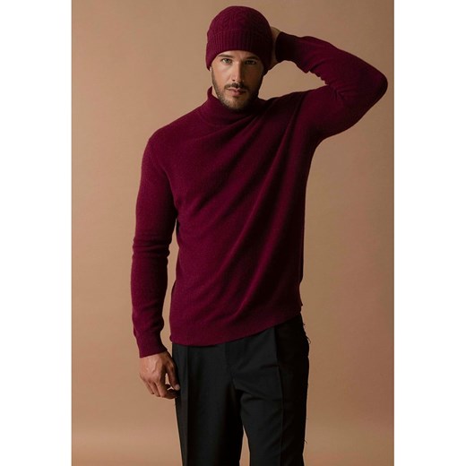 Perfect Cashmere Kaszmirowy golf w kolorze bordowym ze sklepu Limango Polska w kategorii Swetry męskie - zdjęcie 169513942
