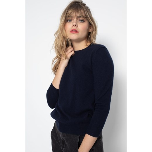 Perfect Cashmere Kaszmirowy sweter &quot;Vanessa&quot; w kolorze granatowym ze sklepu Limango Polska w kategorii Swetry damskie - zdjęcie 169513950