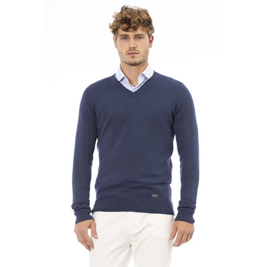 Baldinini Trend Sweter w kolorze granatowym ze sklepu Limango Polska w kategorii Swetry męskie - zdjęcie 169514352