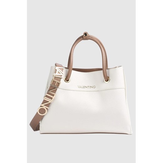 VALENTINO Duża biała torebka Alexia ze sklepu outfit.pl w kategorii Kuferki - zdjęcie 169516231