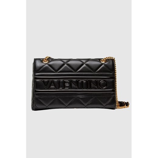 Listonoszka czarna Valentino By Mario na ramię pikowana średnia
