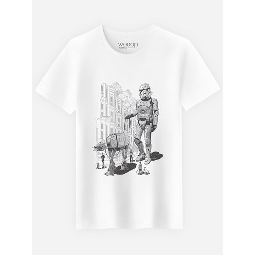 WOOOP Koszulka w kolorze białym ze sklepu Limango Polska w kategorii T-shirty męskie - zdjęcie 169516500