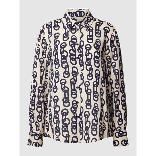 Bluzka z nadrukiem z motywem na całej powierzchni ze sklepu Peek&Cloppenburg  w kategorii Koszule damskie - zdjęcie 169520110