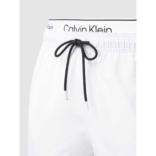 Spodenki kąpielowe z efektem dwóch warstw Calvin Klein Underwear S Peek&Cloppenburg 
