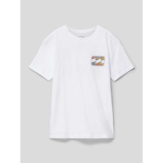 Billabong t-shirt chłopięce z krótkimi rękawami biały bawełniany 