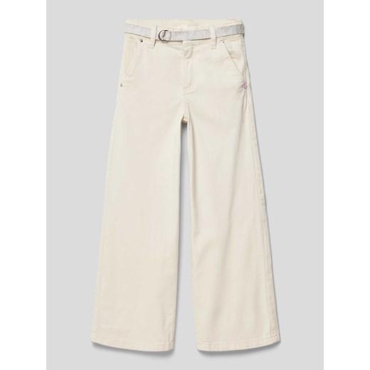 Spodnie materiałowe z paskiem ze sklepu Peek&Cloppenburg  w kategorii Spodnie dziewczęce - zdjęcie 169520490