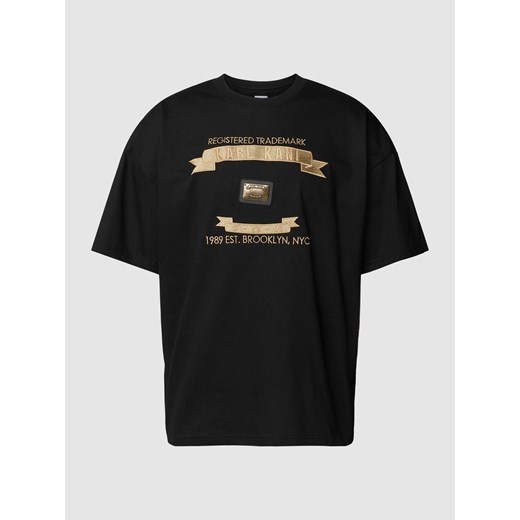 T-shirt o pudełkowym kroju z wyhaftowanym logo ze sklepu Peek&Cloppenburg  w kategorii T-shirty męskie - zdjęcie 169520791