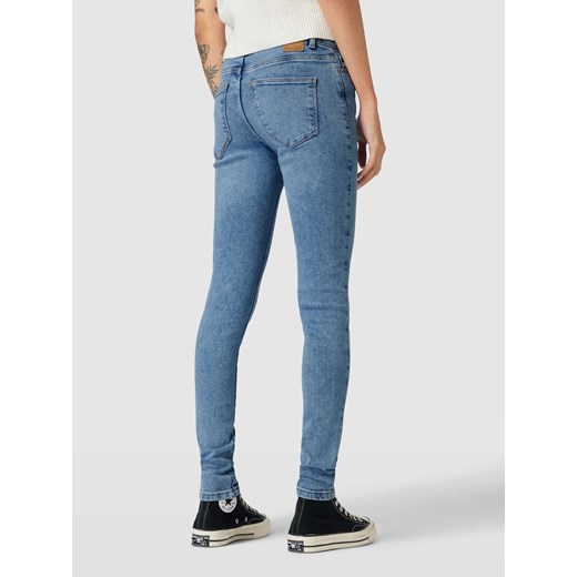 Jeansy damskie Pieces granatowe